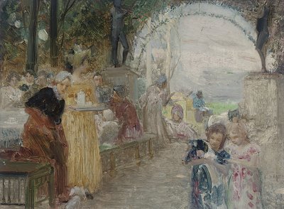 お茶会 作： Edouard Veith
