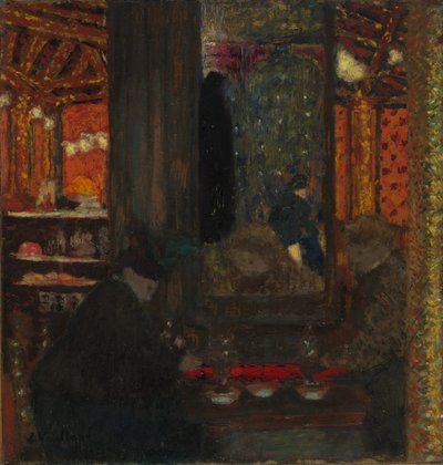 カフェで 作： Edouard Vuillard