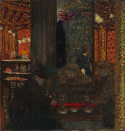 カフェで 作： Edouard Vuillard