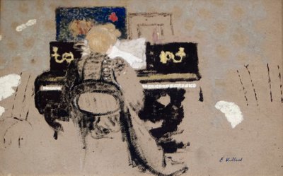 ピアノで 作： Edouard Vuillard
