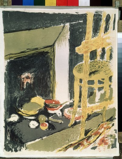 家の中心で 作： Edouard Vuillard