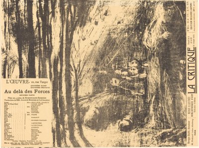 人間の力を超えて、1897年。 作： Edouard Vuillard