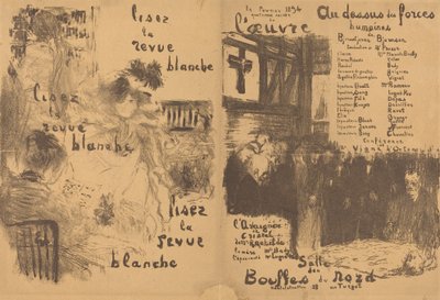 人間以上の強さ」『水晶蜘蛛』1894年 作： Edouard Vuillard