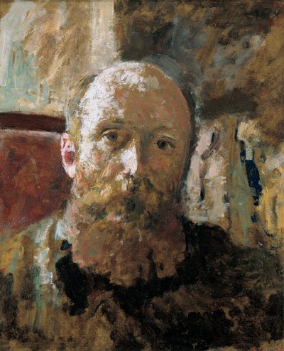 セルフポートレイト 作： Edouard Vuillard