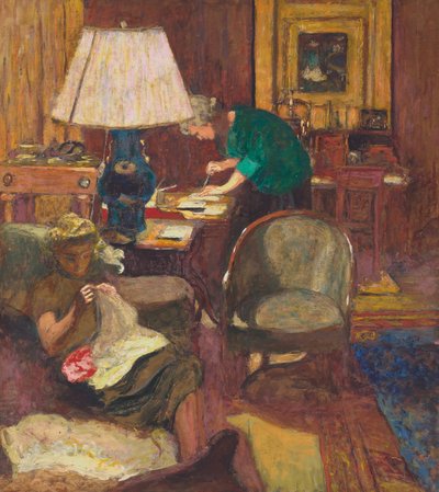 製本;束縛、1934年頃 作： Edouard Vuillard