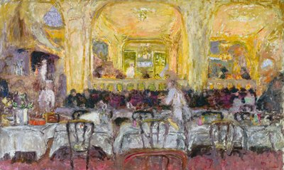 CaféWepler、1908-10年頃、1912年に再加工 作： Edouard Vuillard