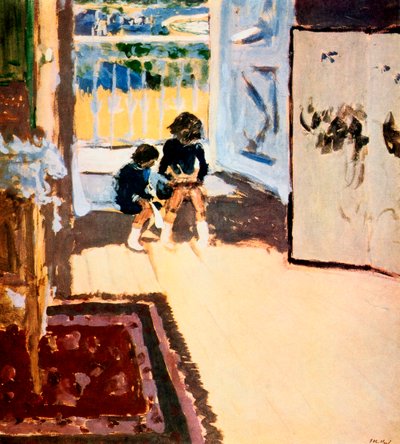 部屋の子供たち、1909 作： Edouard Vuillard