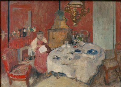 ダイニングルーム 作： Edouard Vuillard