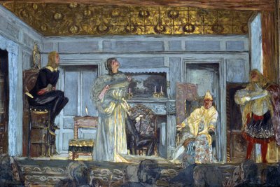 モリエールの想像上の病人のデコール 作： Edouard Vuillard