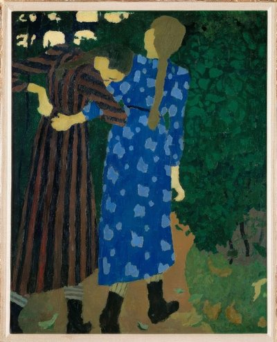 歩く女の子 作： Edouard Vuillard