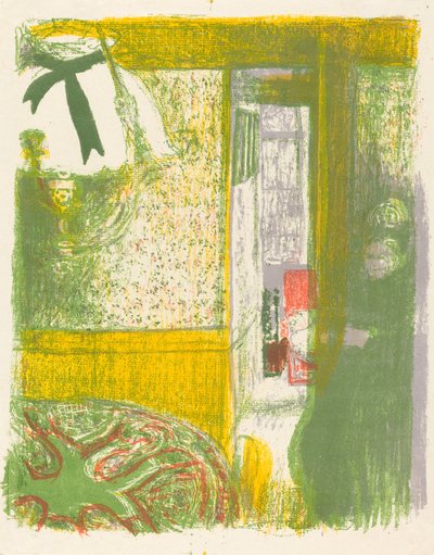 ハンギングランプのあるインテリア Interieur a la suspension, 1899. 作： Edouard Vuillard
