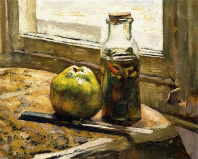 ピクルスとリンゴの瓶、1889-90 作： Edouard Vuillard