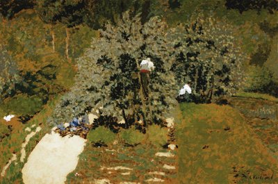 ピッキング、1899-1900。 作： Edouard Vuillard
