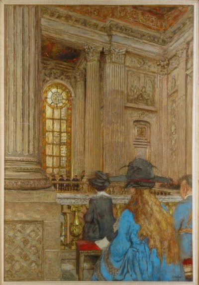 ベルサイユ宮殿の礼拝堂、1917年〜1919年 作： Edouard Vuillard