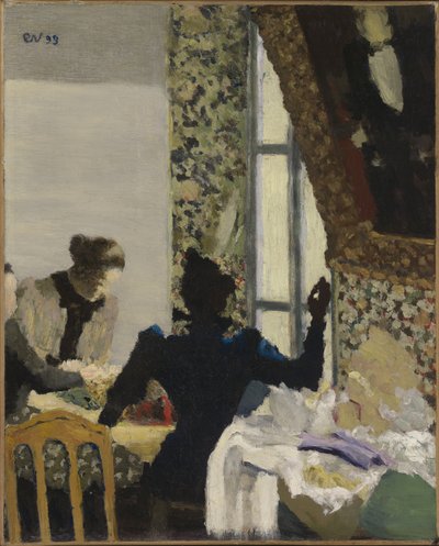 ニードルド、1893 作： Edouard Vuillard
