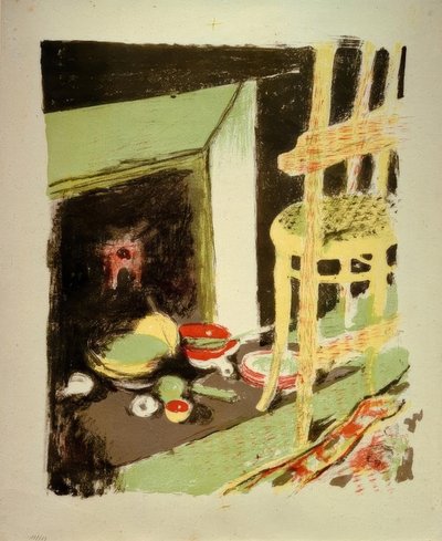 囲炉裏 作： Edouard Vuillard