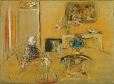 クレイズ城で昼食。シャトーデクレイでの昼食1935 作： Edouard Vuillard