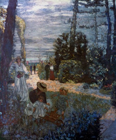 Vasouyでのランチ、1901 作： Edouard Vuillard