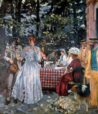 Vasouyでのランチ、1901 作： Edouard Vuillard