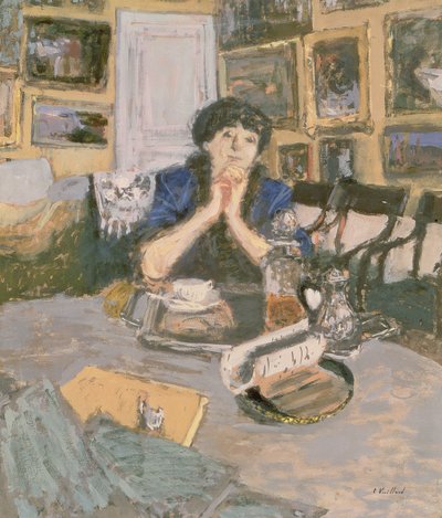 ショール付きヘッセル夫人、1911年 作： Edouard Vuillard