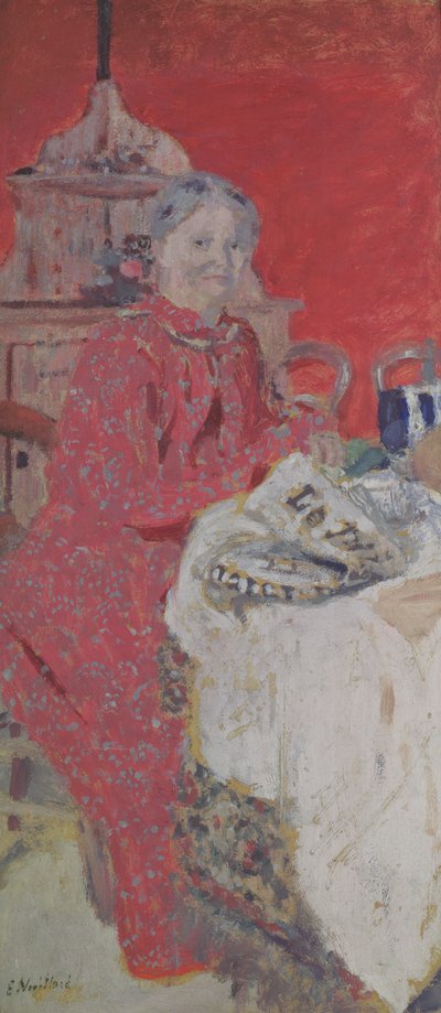 マダムヴィラード 作： Edouard Vuillard
