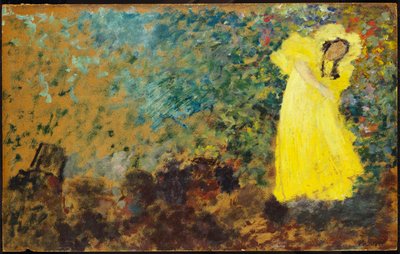 ステージ上、5月のベルフォート、1895年頃 作： Edouard Vuillard