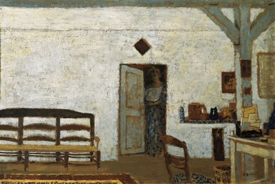 Misia in Villeneuve-sur-Yonne (ヴィルヌーヴ・シュル・ヨンヌ) 作： Edouard Vuillard