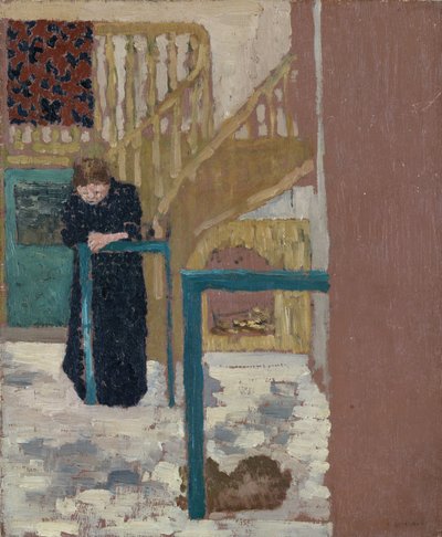 セットデザイナースタジオのMme Vuillard、1893-94 作： Edouard Vuillard