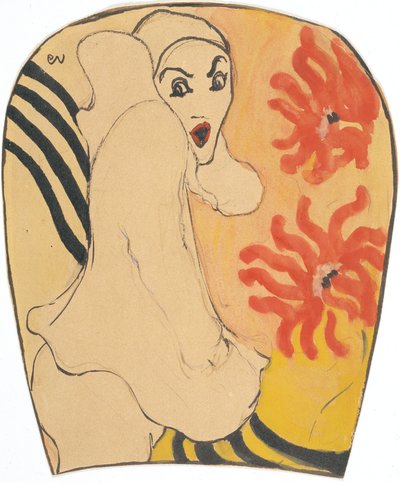 ピエロ 作： Edouard Vuillard
