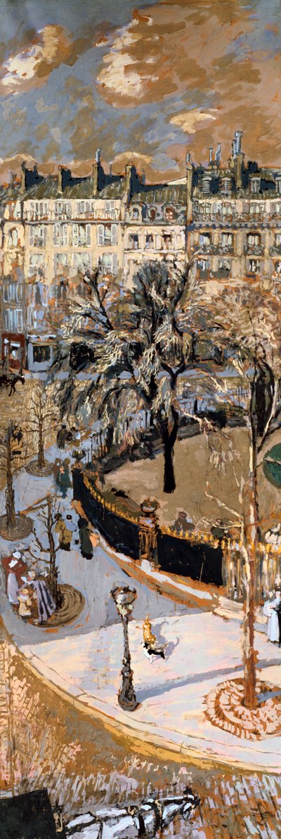 ヴァンティミル広場、パリ、1908-1910 作： Edouard Vuillard