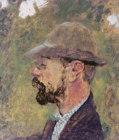アンリ・ド・トゥールーズ=ロートレック（1864-1901）c.1897-98の肖像 作： Edouard Vuillard