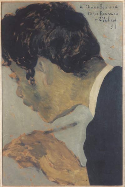 ピエール・ボナールの肖像1867-1947、1891 作： Edouard Vuillard