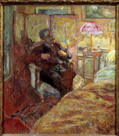 Romain Coolus（1868-1952）の作家フランセの肖像 作： Edouard Vuillard