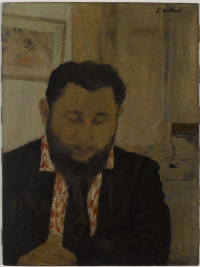 タデーナタンソンの肖像、1897年（パネルに取り付けられた段ボールに油彩） 作： Edouard Vuillard