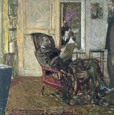 タディー・ナタンソンの肖像（1868-1952）1907-08 作： Edouard Vuillard