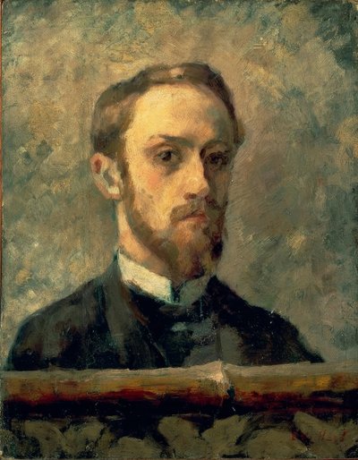 セルフポートレイト 作： Edouard Vuillard