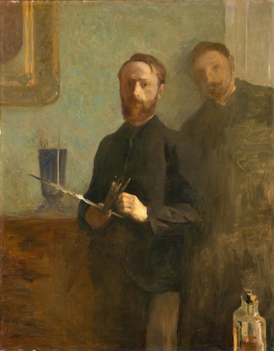 Waroquyによる自画像、1889 作： Edouard Vuillard