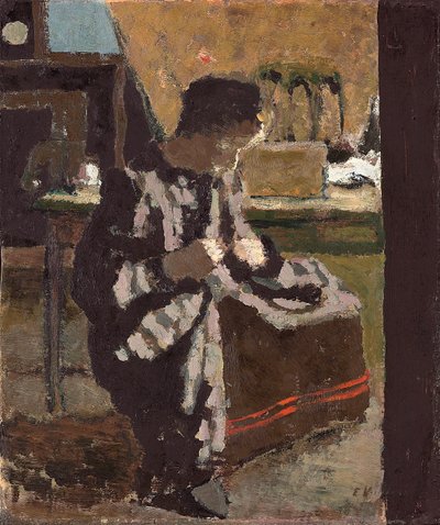 縫い;ラクチュール、1893年 作： Edouard Vuillard