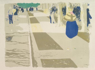 The Avenue」（シリーズ「Landscapes and Interiors」より 作： Edouard Vuillard