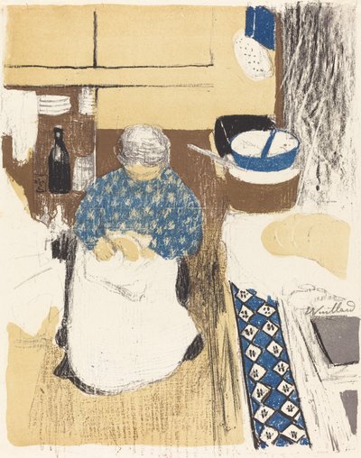 料理人 作： Edouard Vuillard