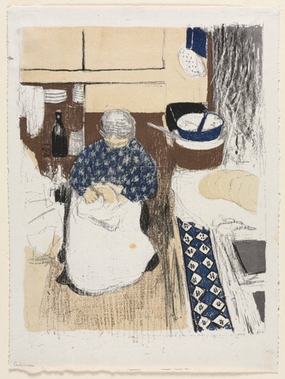 料理人 作： Edouard Vuillard