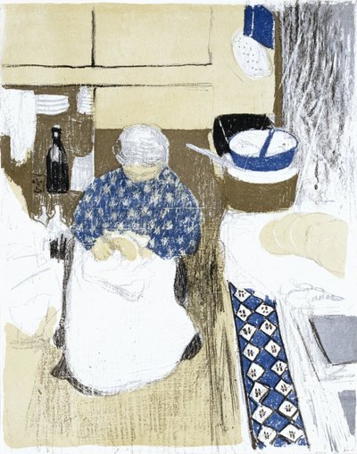 料理人 作： Edouard Vuillard