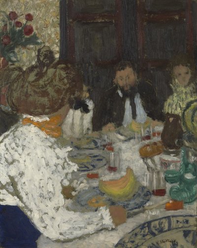 ランチョン、1895年頃 作： Edouard Vuillard
