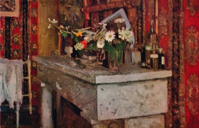 マントルピース、1905 作： Edouard Vuillard