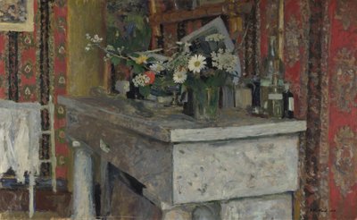 マントルピースラシュミネ、1905 作： Edouard Vuillard