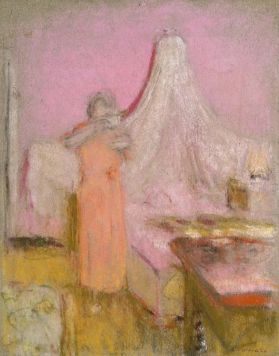 朝のお茶、1930年頃 作： Edouard Vuillard