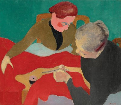 お針子;ドレスメーカー、1890 作： Edouard Vuillard