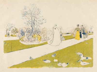 テュイルリー庭園 作： エドゥアール・ヴィラード