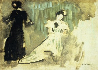 二人の女性; 2人の女性、1905年頃 作： Edouard Vuillard