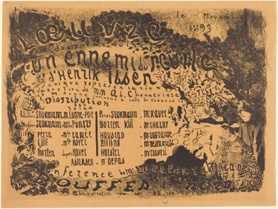 民衆の敵 作： Edouard Vuillard